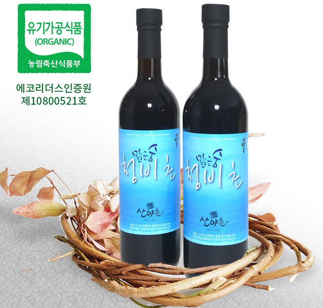 청비초 효소 750ml 유기농 청비차 청비 발효원액 이의영 산야초, 2개