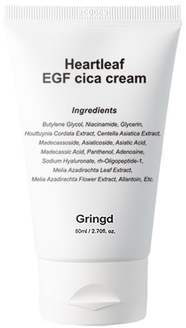 피부과 EGF 자생크림 그링드 어성초 시카 크림 레이저 시술후 점뺀후, 1개, 80ml