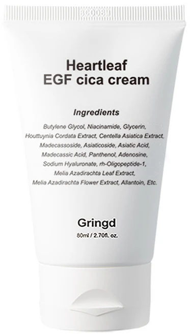 피부과 EGF 자생크림 그링드 어성초 시카 크림 레이저 시술후 점뺀후, 1개, 80ml - 쿠팡