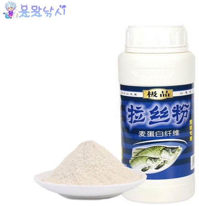 용왕낚시 중국떡밥 용왕한 랍사분 점력강화 민물낚시 떡밥 집어제 어분 붕어떡밥 낚시떡밥 잉어떡밥 떡밥첨가제, 1개