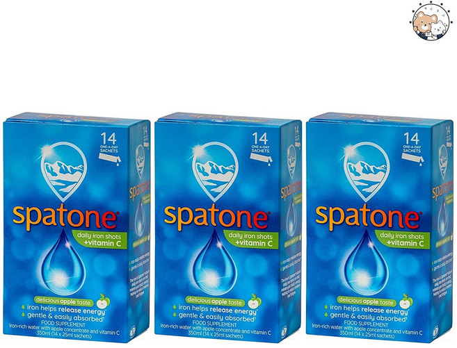 액상 철분 14포 X 3박스 사과맛 빠른흡수 영국 프리미엄 자연 원료, 350ml