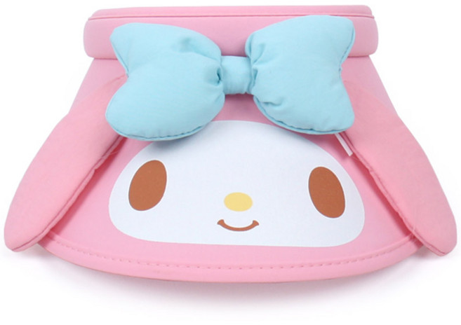 귀여운 마이멜로디 입체 페이스 핀캡 햇빛차단 멋진 캐릭터 썬캡으로 코디