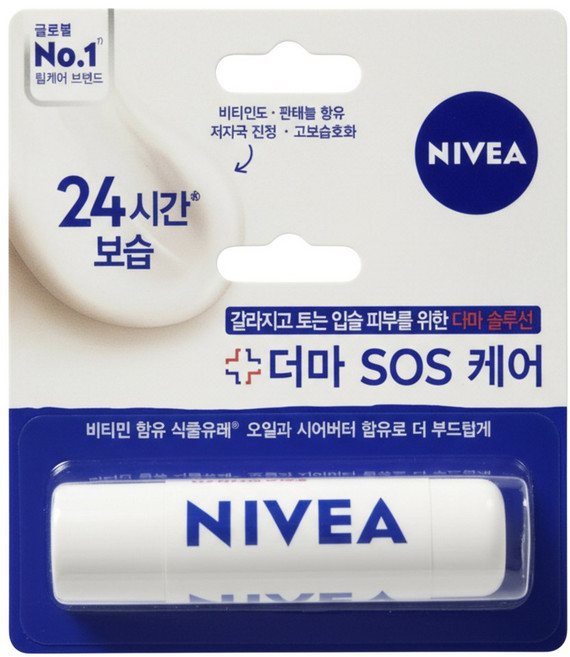 니베아 립케어 립밤, 4.8g, 6개