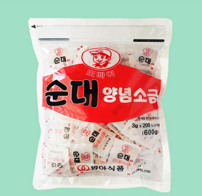 범아뽀빠이 순대 양념소금 200p, 1개, 600g