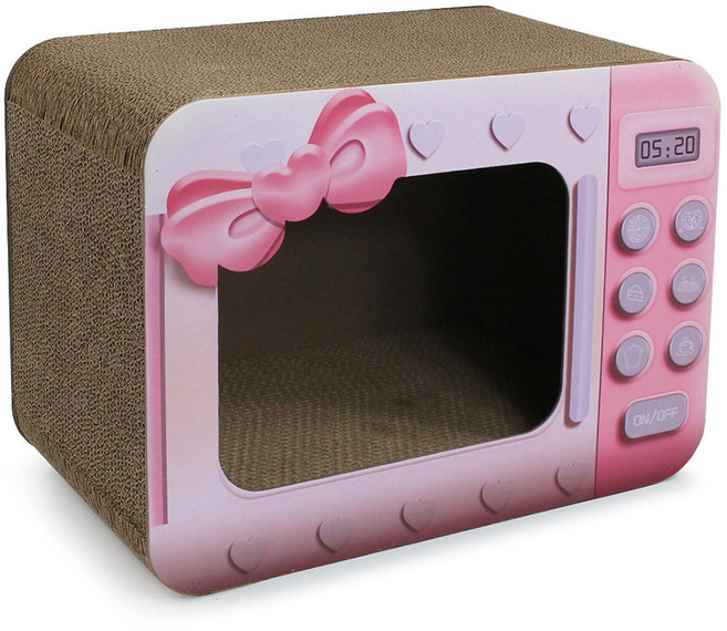 도트캣 집콕 전자레인지 스크래쳐 하우스, 1개