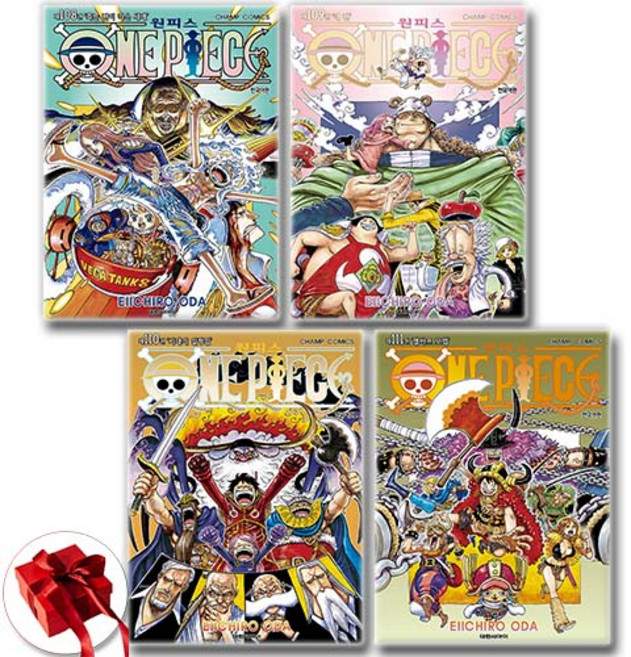 원피스 ONE PIECE 만화책 108 109 110 111 세트 전4권 / 신속배송 / 사은품 증정, 대원씨아이, 오다 에이치로