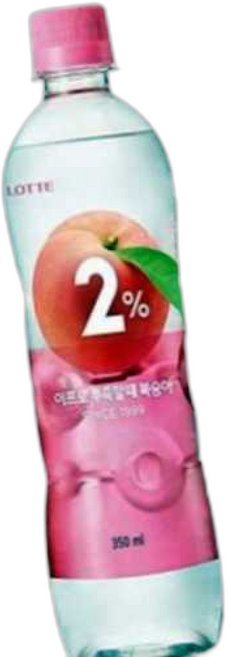 복숭아 2% 부족할때 종합 비타민 페트병 스포츠 탄산수 무해 음료, 1L, 1개