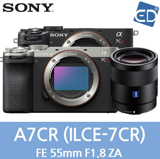 [소니정품] A7CR/ 풀프레임/A7CR/미러리스 카메라 ILCE-7CR /ED, 15 A7CR FE 55mm ZA-실버