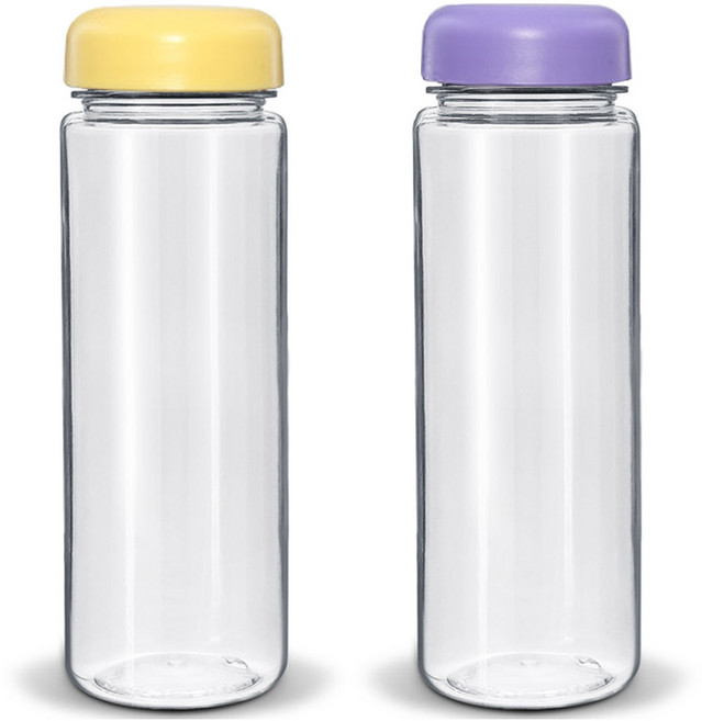 마카 PET 마이보틀, 옐로우 + 퍼플, 500ml, 2개