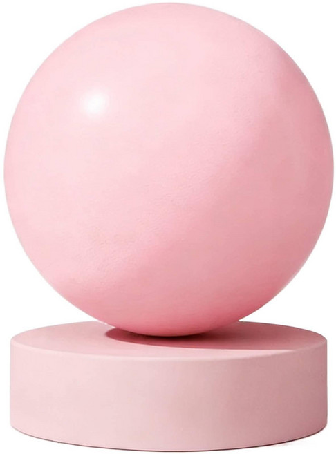 DBL 健身瑜珈球 環保PVC 高承重 全方位訓練, 普拉提小球【櫻花粉】25cm, 1個