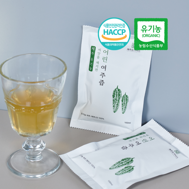 제주 오가닉스 국산 유기농 여주즙 100%, 100ml, 30개