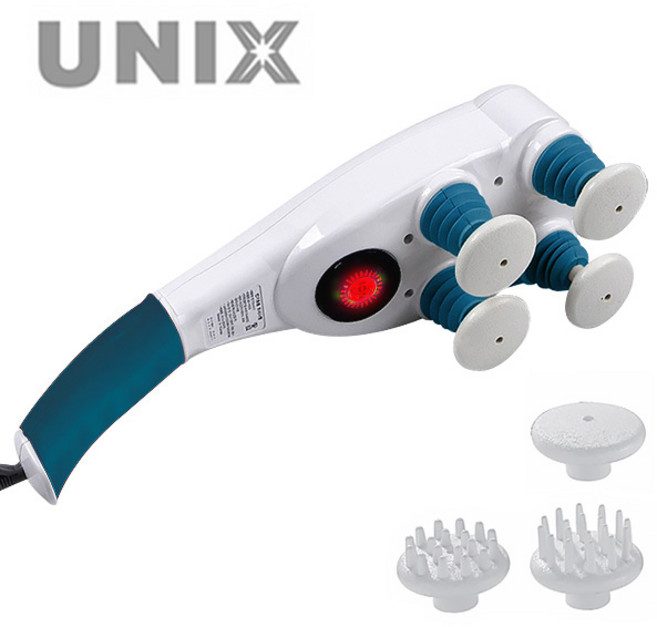 유닉스 기플러스 MX-5500 목 어깨 진동 온열 안마기 강력한 4구 마사지기 국산