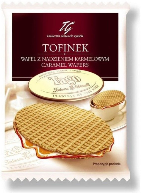 타고 토피넥 카라멜 커피와플 (Tago TOFINEK) 40g, 1개