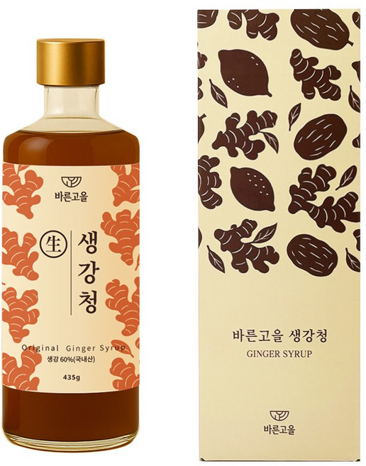 물 한방울 넣지 않은 국내산 100% 무설탕 생강청, 1개, 1개입, 435g