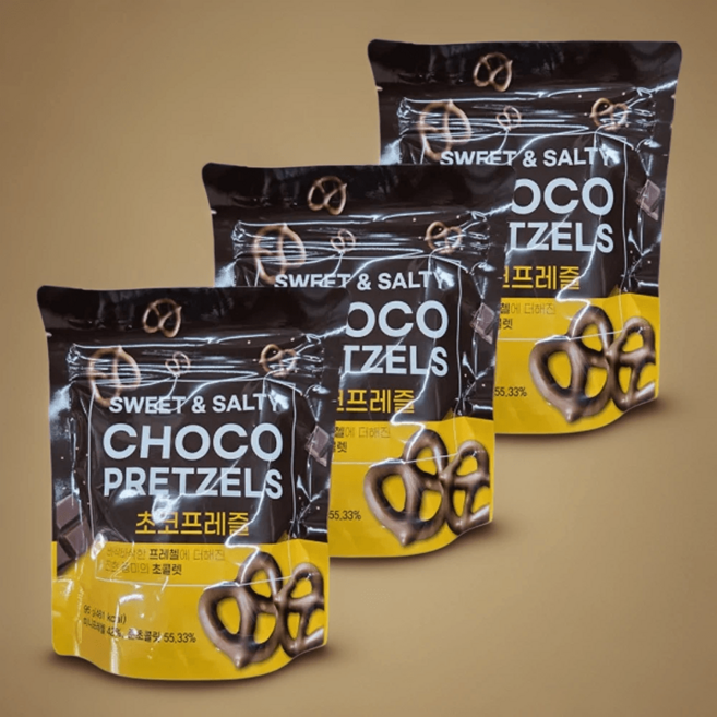 초코프레즐, 3개, 95g