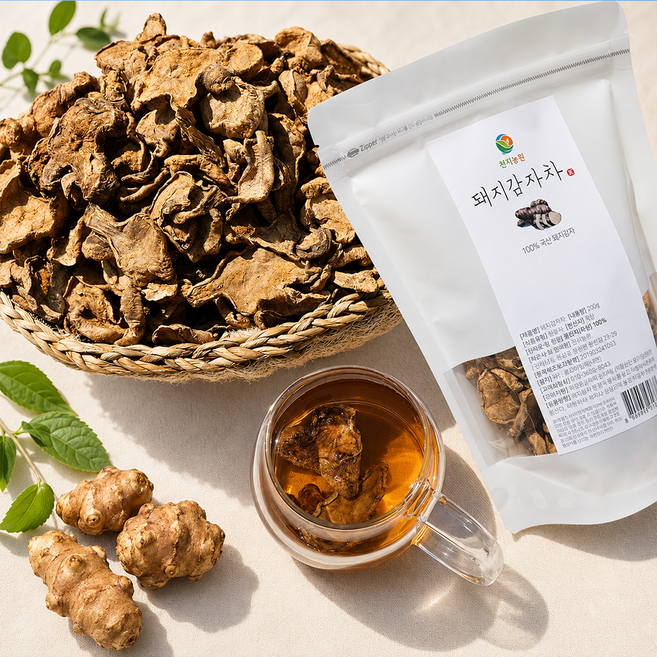 천지농원 국산 볶은 돼지감자차, 1개, 1개입, 1kg