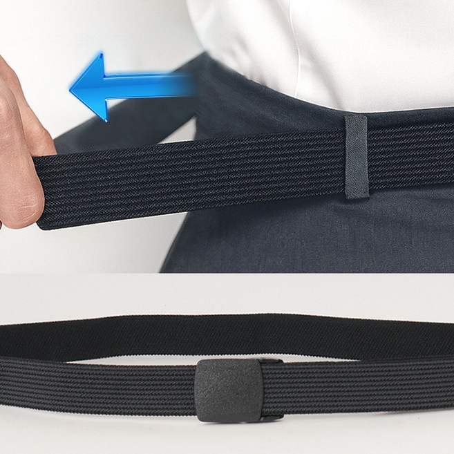 어바인 스트라이프 스판 벨트 빅사이즈 허리띠