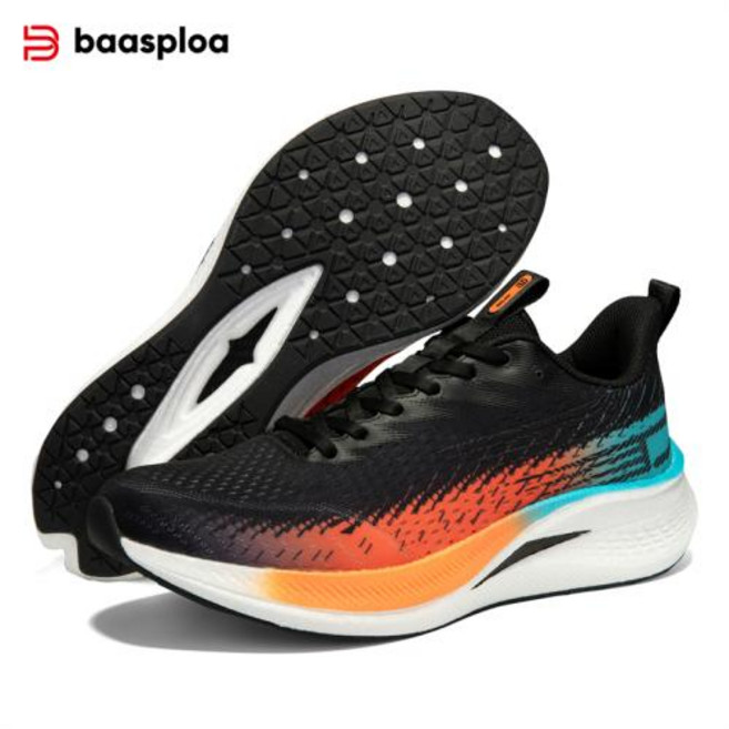 스포츠 카본화 통기성 러닝화 전문 훈련 경량 탄소 플레이트 메쉬