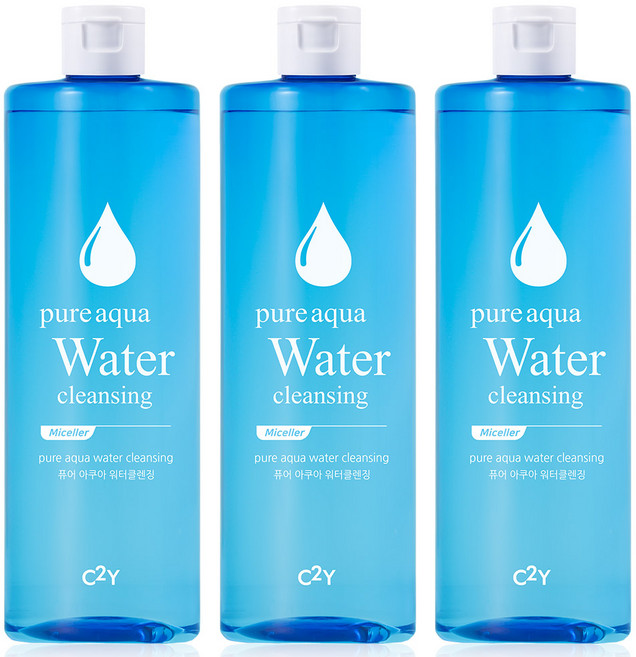시투와이 퓨어 아쿠아 대용량 워터 클렌징, 3개, 500ml