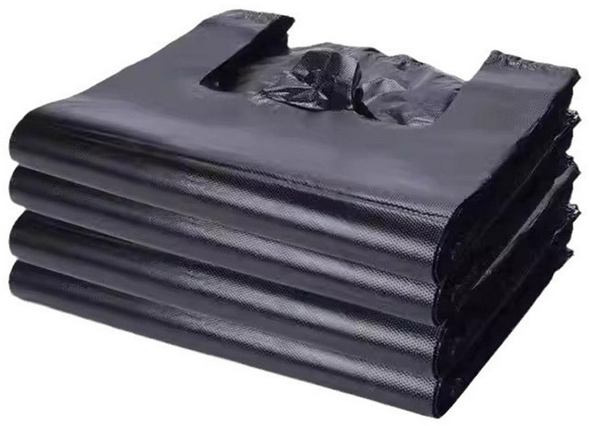 Tiger Pavilion 반려동물 배변봉투 세트, 5개, 100개입, 블랙