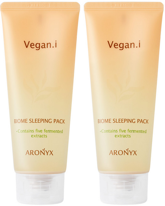 [유통기한 임박 26년 5월까지] 아로닉스 비건아이 바이옴 슬리핑팩 100ml 1+1, 2개