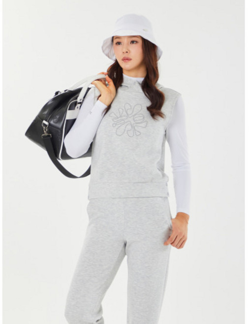 볼빅 여성 골프 후드 베스트 셋업 티셔츠 VLTSP252_MG 3164572