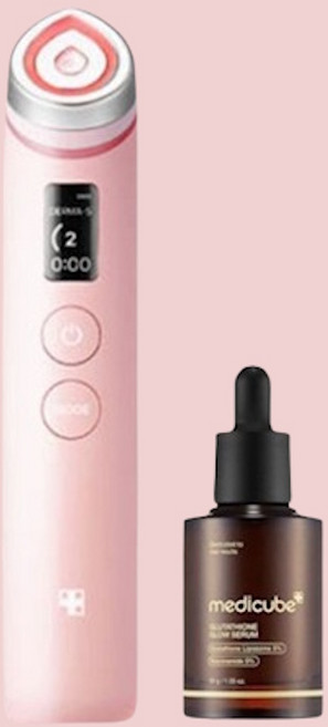 메디큐브 부스터프로 블랙+에이지알 글루타치온 글로우 앰플