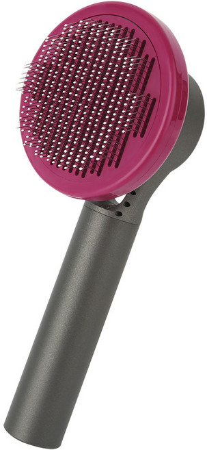 컴썸 반려동물 죽은털 제거 원터치 브러쉬 90 x 215 mm GTD-200, 1개, 블랙