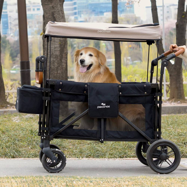 피카노리 반려동물 아웃도어 웨건 유모차 록키, PECA1090, 혼합색상, 1개