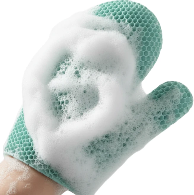 MEWPOP 벌집 샤워글러브 TPU 바디케어 스크럽 목욕타올 샤워장갑, 1개, 1개입, 민트그린 - 쿠팡