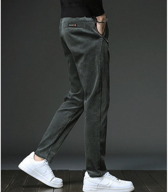 지퍼포인트 골덴 기모팬츠 (1166A)