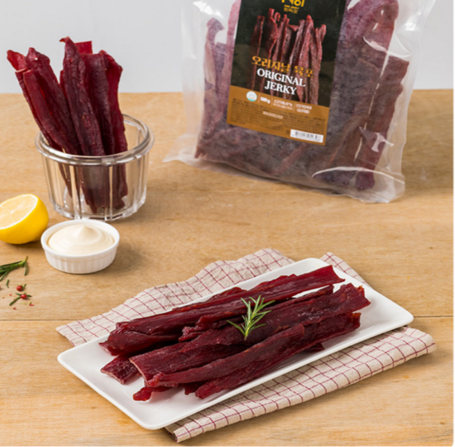 항진축산 소고기 오리지날 육포, 500g, 1개