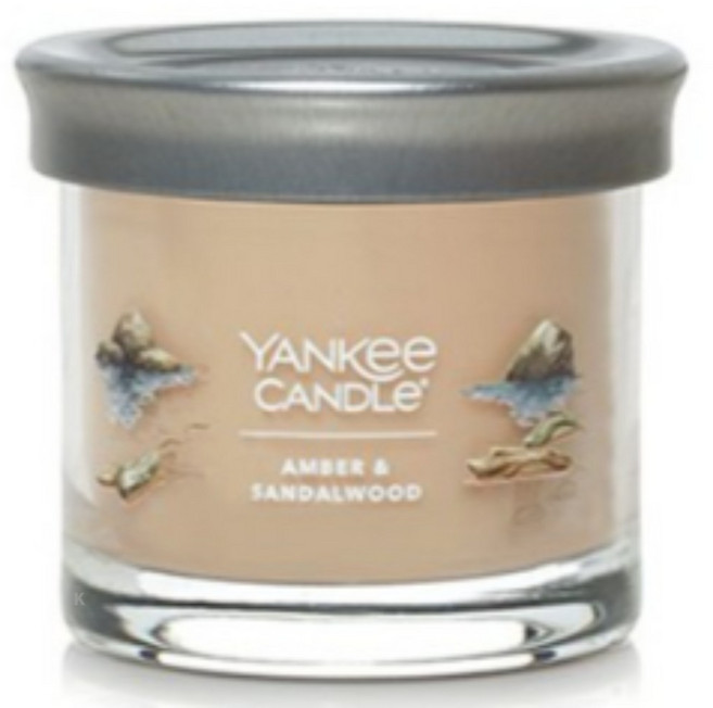 양키캔들 시그니처 텀블러 S, 앰버앤샌들우드, 122g, 1개