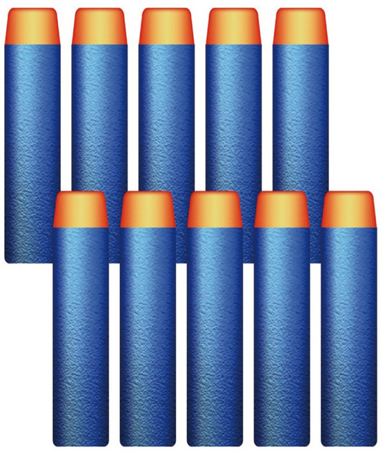 軟彈子彈補充包 玩具槍安全軟彈 多款槍型適用 兒童玩具槍配件, 圓頭20入, 1個