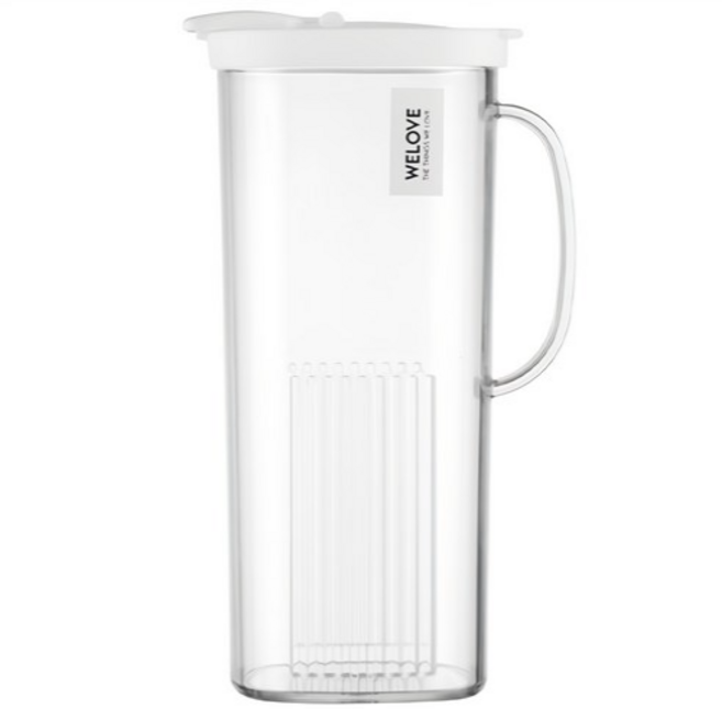 플라코컴퍼니 정사각 물병 2P, WHITE, 1.8L, 1개