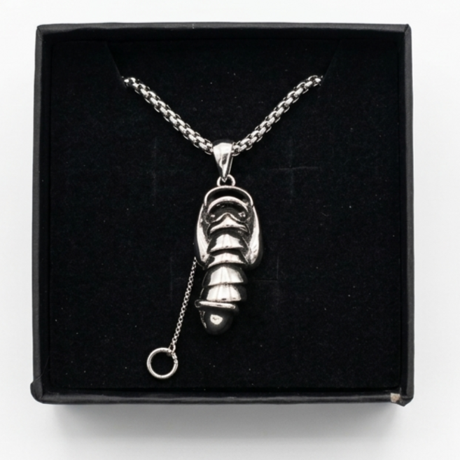 소미에 인싸 고추목걸이 틱톡 릴스 곧휴 모양 메탈목걸이