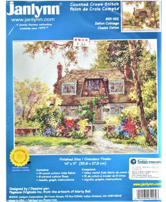 예담하비 매니아용 십자수패키지 Janlynn의 Devon cottage (J-061-162)*, 1개