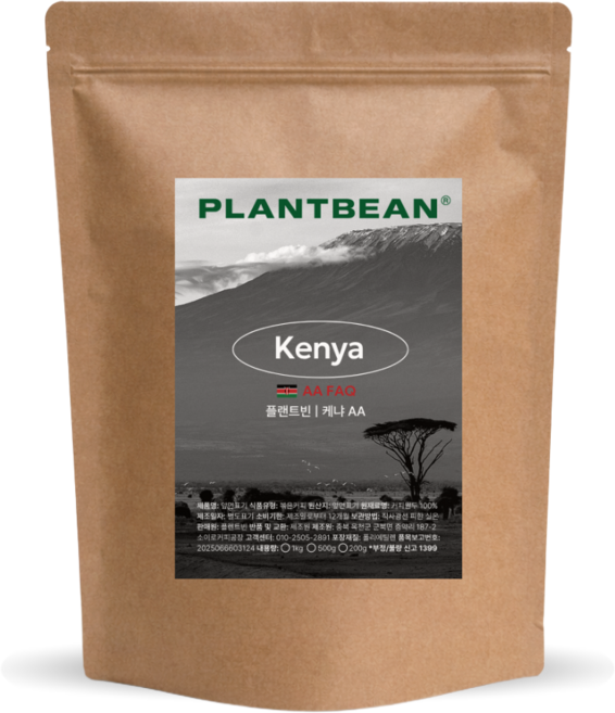 [산미있는] 케냐 AA FAQ 원두커피 1kg 중강배전 상큼 달달 부드러움 고급, 500g, 1개, 에스프레소(고움)