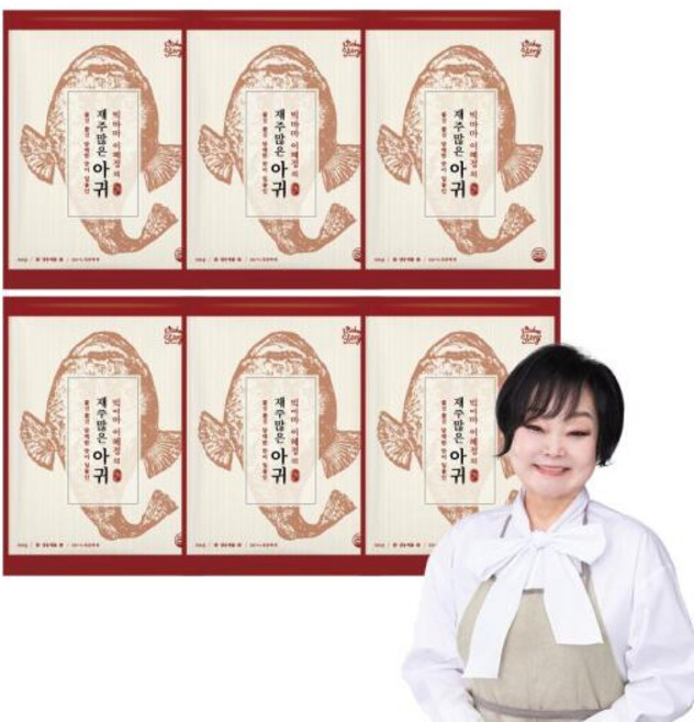 [키친스토리] 빅마마 재주많은 손질아귀 500g x6팩(내장 포함 총 3kg), 1세트, 3kg