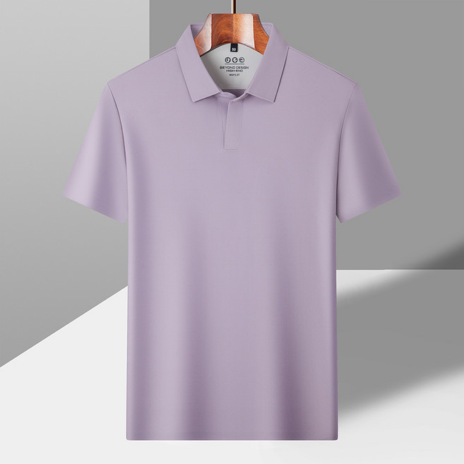 Luspirez 남성 여름 레이온 반팔 카라티