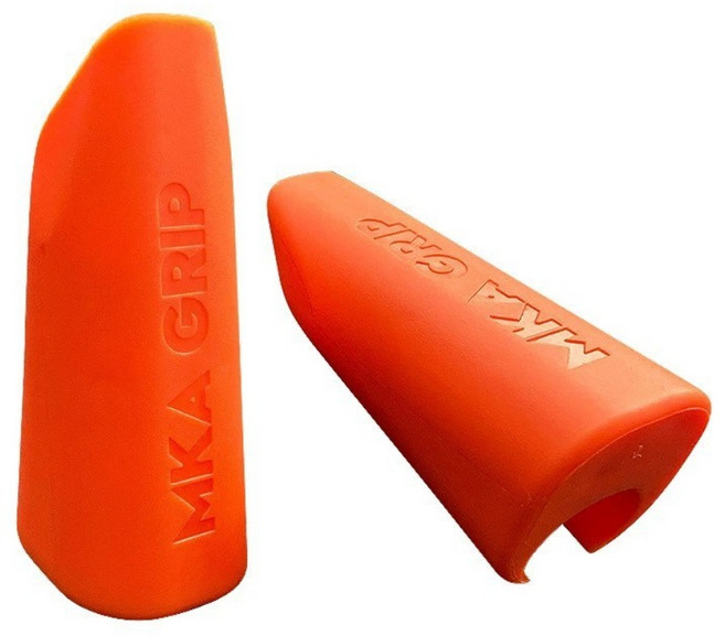 까마느 바벨그립 손바닥 고립 보조 그립 팔 피트니스 풀업 벤치프레스, 오렌지 1쌍