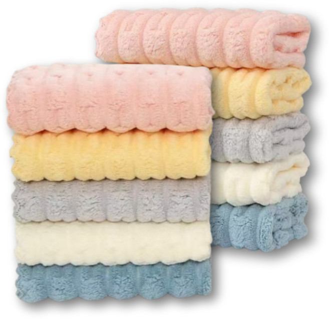 1+1 프리미엄 5매입 깔끔행주 극세사 다용도 행주 판촉 빨아쓰는 요술행주, 1개