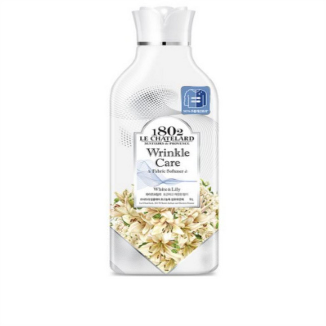 르샤트라1802 링클케어 초고농축 섬유유연제 화이트&릴리 본품, 1L, 8개