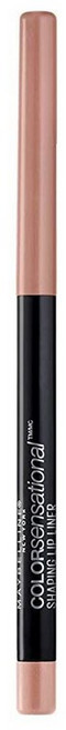 메이블린뉴욕 Maybelline Color Sensational 쉐이핑 립 라이너 셀프 샤프닝 팁 투명 1개입 142076, 105 누드 휘스퍼