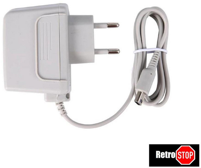 모든 닌텐도 어댑터 EU 플러그 충전기 전원 어댑터 닌텐도 3DS 2DS NDSi 콘솔 충전 케이블 여행용 충전 어댑터, 1) White