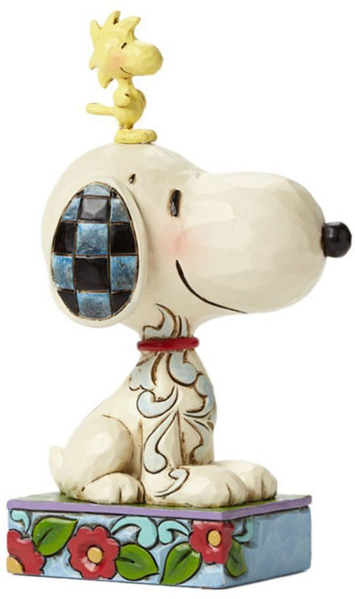 스누피 머리 위 우드스톡 피규어 13cm(E4044677) cha*31106Ts, 1개