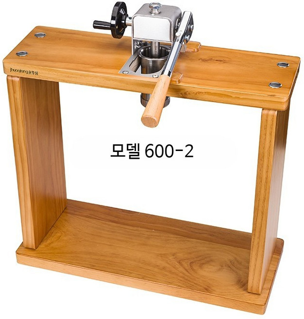 수동 아이스크림 기계 밤컵 압착기 몽블랑 밤 압착기 빙수기 슬러시제조기 주방가전, 원목 색상의 원목  6개의 재료 통