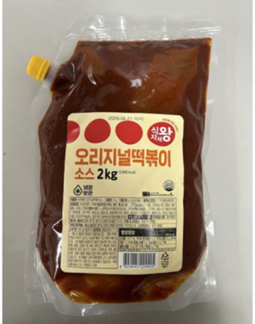 식자재왕 오리지널 떡볶이 소스, 1개, 2kg