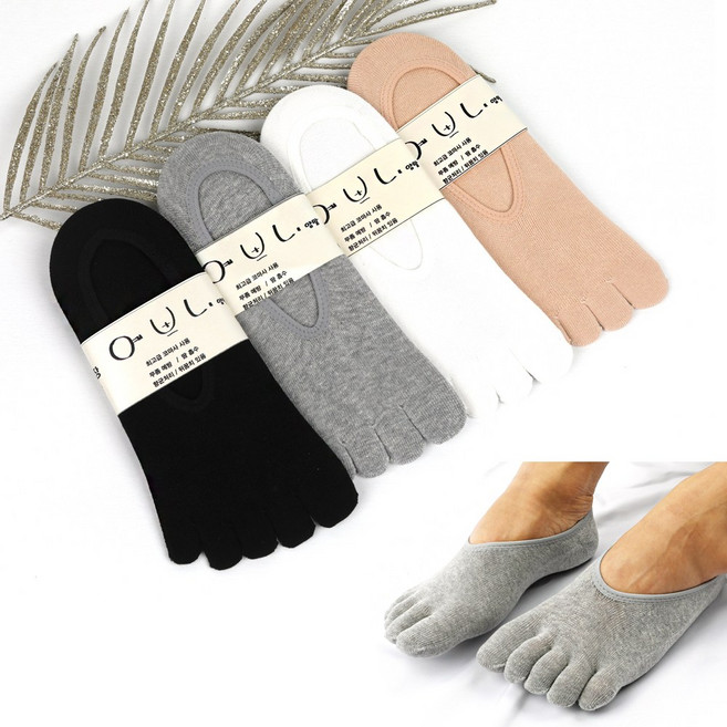 숙녀/5족/국산 발가락덧신 신사 숙녀 공장직영 페이크삭스 기능성양말 남성 여성/예쁘니양말