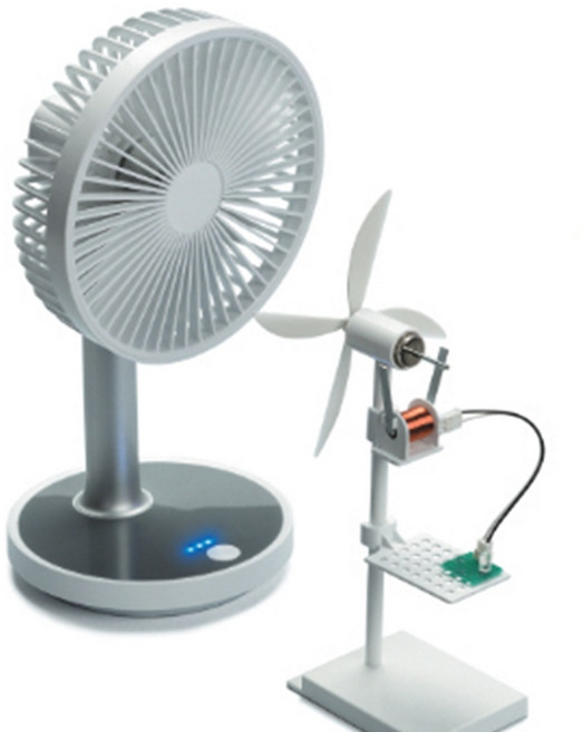 간이 발전기 만들기(풍력발전기 키트)